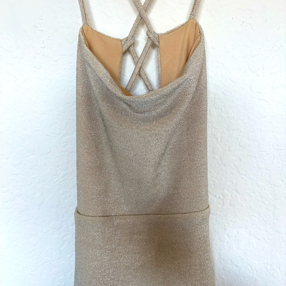 BabyBoo Miley Elegant Gold Women's Dress